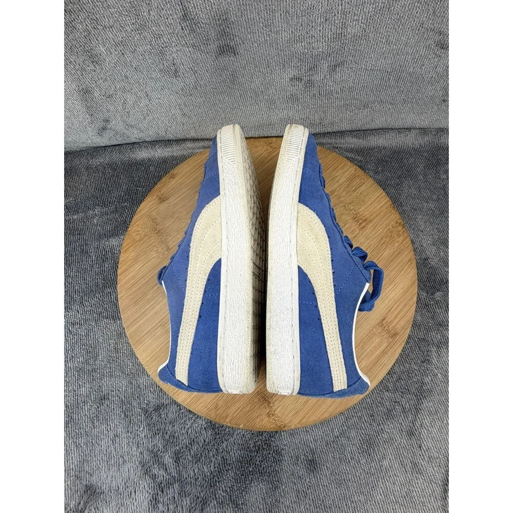 Puma Suede Classic Shoes Womens Size 7 Blue Low Top Casual Sneakers 362213-64
